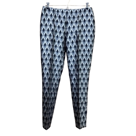 Lafayette 148 Geometric/Diamond Print Pant - Picture 2 of 13